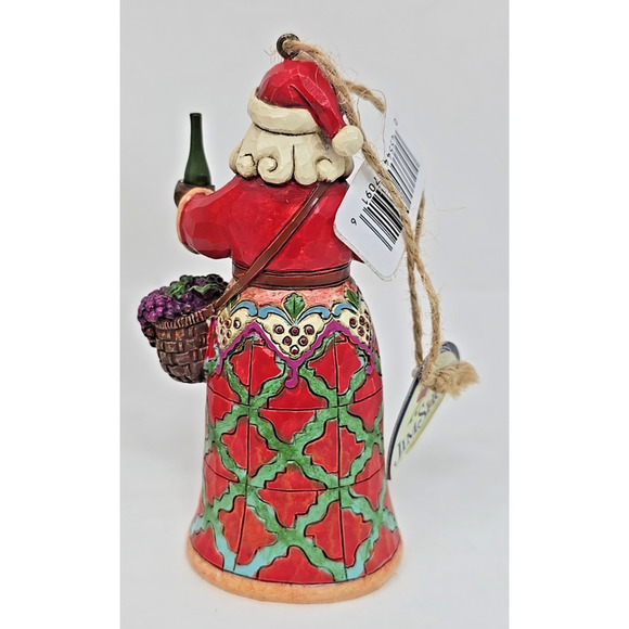 Jim Shore 2013 Vineyard Santa Ornament #4034398 In Box JS11 - Picture 4 of 13